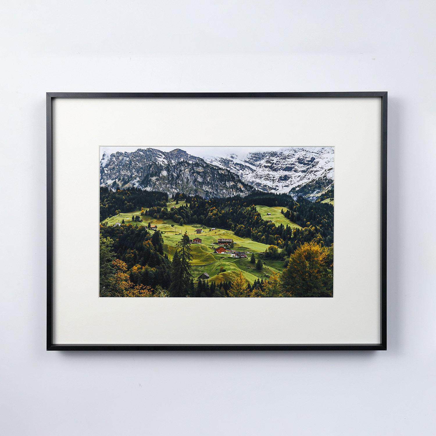蜂鸟集 风景壁纸绝美客厅壁画书房卧室装饰画小众设计师卧室挂画
