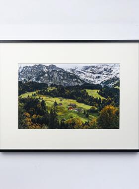 蜂鸟集 风景壁纸绝美客厅壁画书房卧室装饰画小众设计师卧室挂画