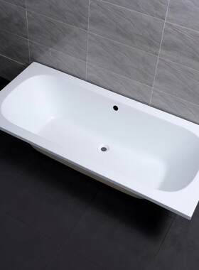 工厂亚克力长方形嵌入式出口外贸工程普通浴缸simplebathtub