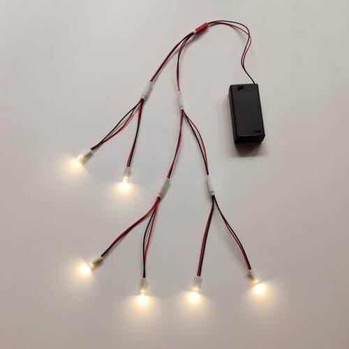 LED灯珠小夜灯DIY创意模型手工灯泡五号电池