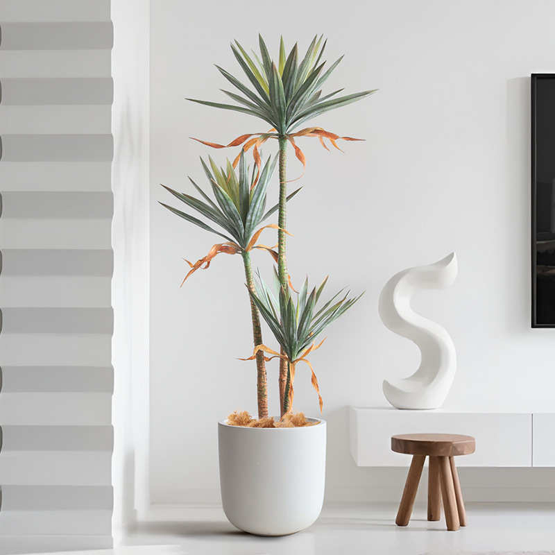 北美龙舌兰仿真植物摆件仿真盆栽荷兰铁巨丝兰咖啡厅造景装饰绿植