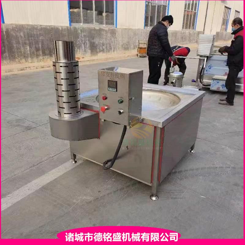 小金丝馓子电炸锅不锈钢燃气肉皮拉皮锅自动控温直条皮油炸机