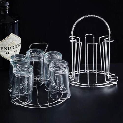 Tray Glass Cup Water Cup Hanger Drip Rack Storage Shelf Crea
