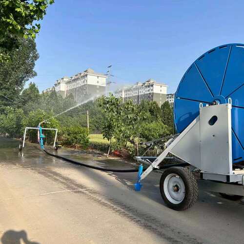 全自动卷盘式喷灌机农用桁架式灌溉机小麦玉米浇地神器多型号喷灌