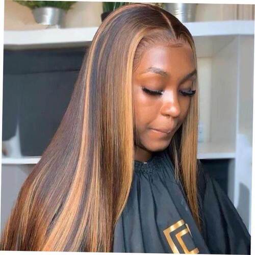 Wig wig Brazilian hair beautiful root lace centaur bun