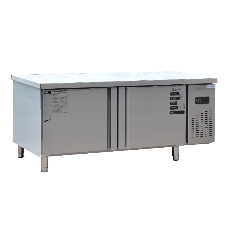 厂家供应保鲜冷藏工作台商用操作台冷柜厨房不锈钢操作台冷冻柜