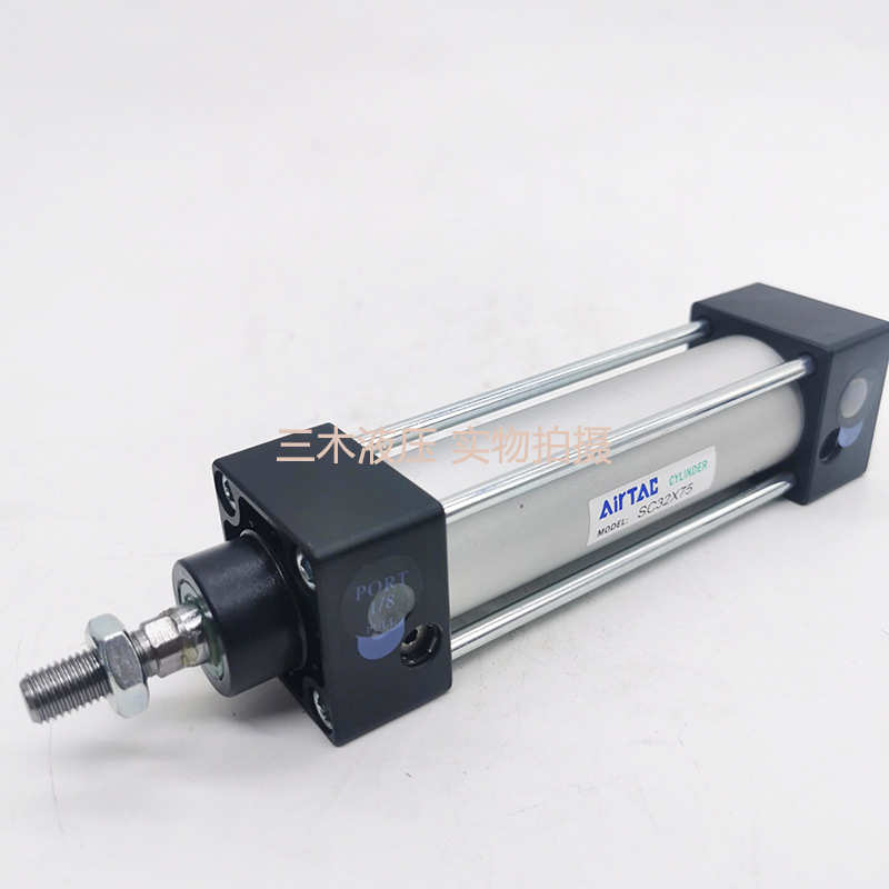 SC32亚德客标准气缸大推力小型气动SC32X40X50X63X80X100X125X160