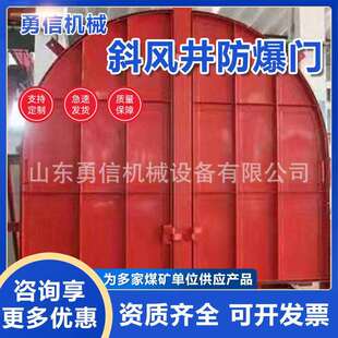斜风井防爆门矿山斜风井口防爆门核电站防爆门矿用避难硐室密闭门