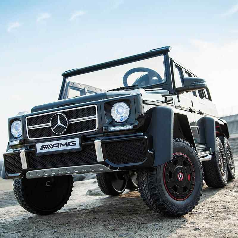 正品正版奔驰g63六驱带遥控双 人坐座儿童电动车宝宝童大g越野可