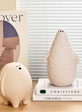 新奇宠萌酒柜装饰品样板间创意北欧摆件ins电视柜儿童房陶瓷卡通