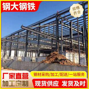 公寓钢构定 制工厂车间钢结构 建筑顶棚钢框架厂房钢结构工程设计
