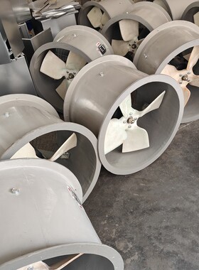 防腐玻璃钢轴流风机 FT35-11-6.3/1.5KW 16639m3/h 241pa 1450r/m