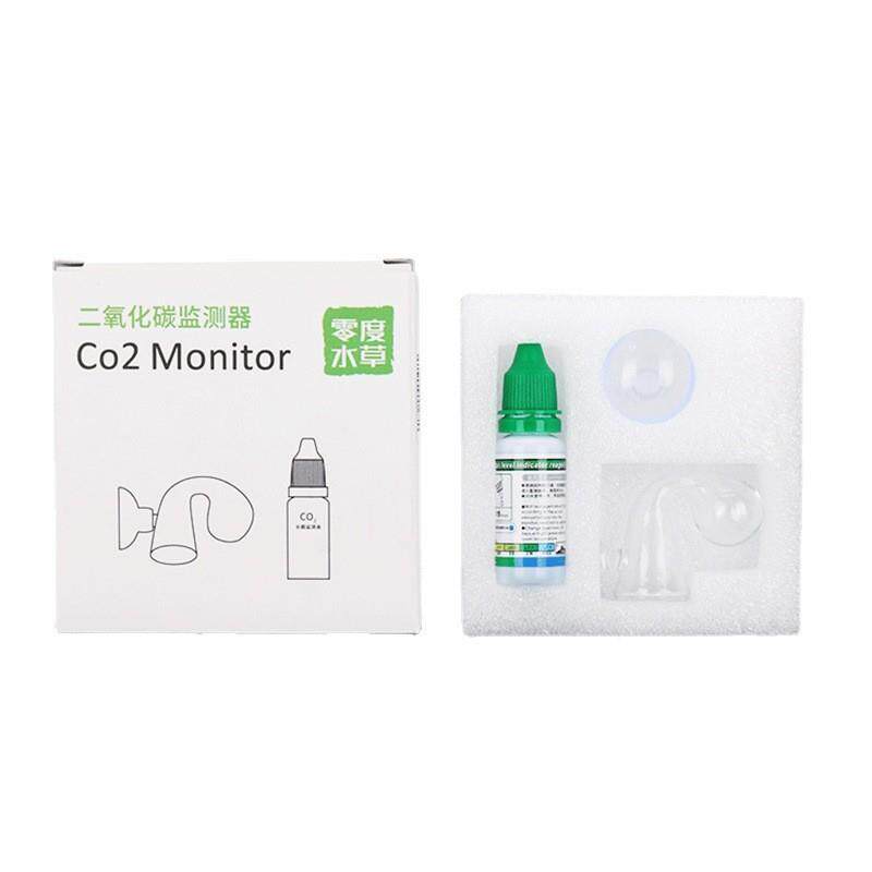 二氧化碳浓度检测器水族专用水草缸造景CO2含量玻璃监测器检测液