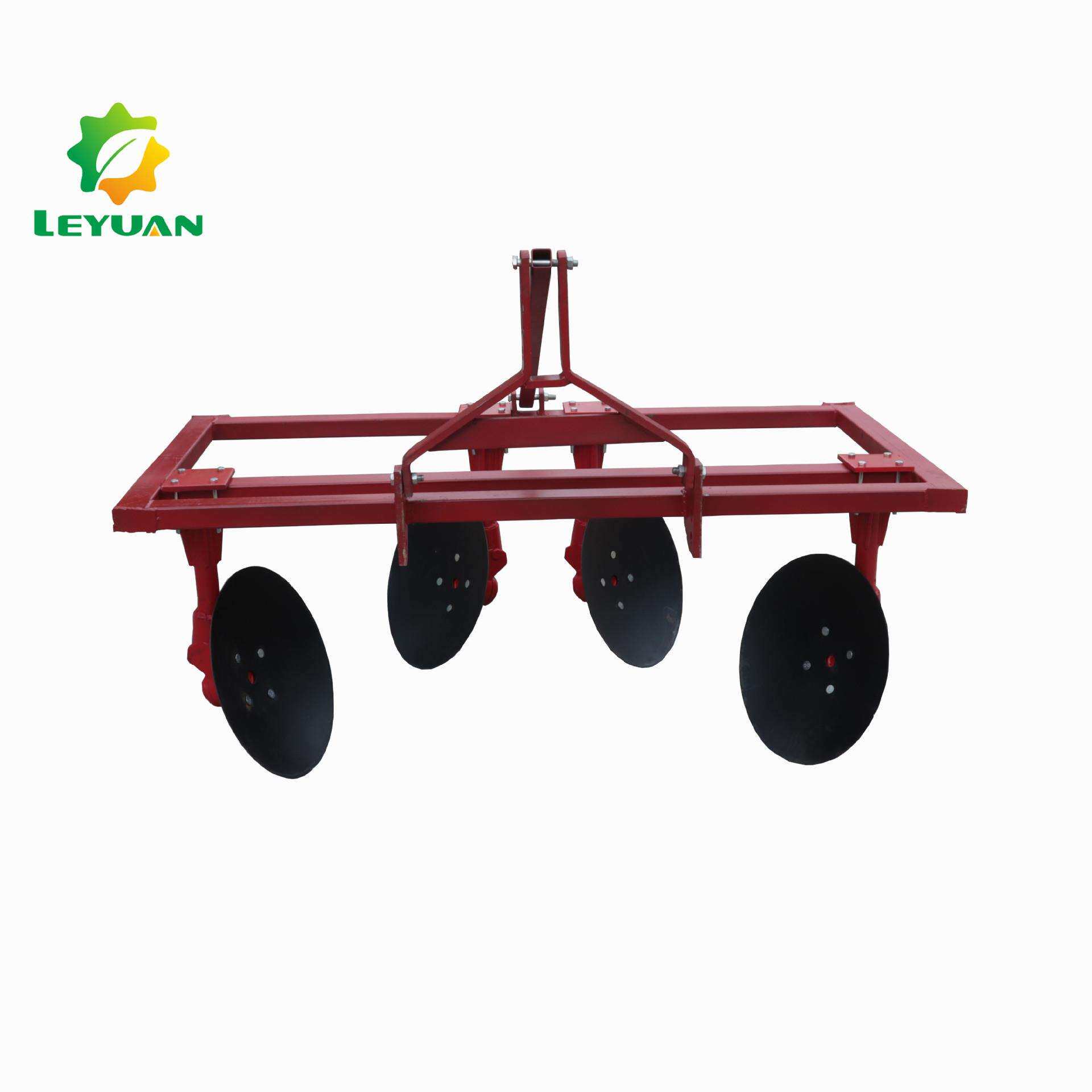 圆盘起垄犁农用四轮拖拉机后置带耕后起垄厂家