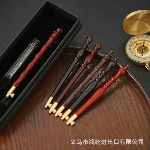 厂家法式刺绣钩针luneville钩针lesage正反面刺绣钩针紫光檀手柄