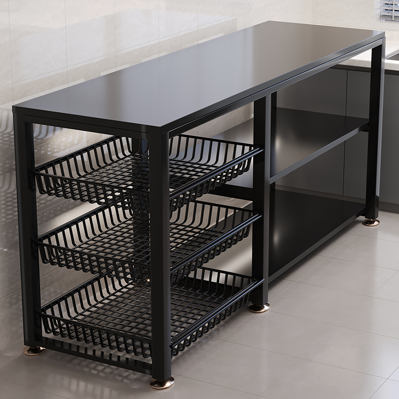 厨房置物架落地多层蔬菜篮子收纳架多功能微波炉烤箱货架储物架子,厨房/烹饪用具,厨房抽屉置物架,淘宝优惠券,粉丝福利购,淘宝优惠卷