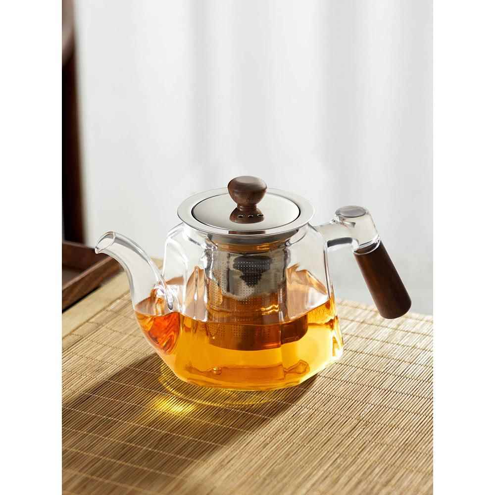 茶壶玻璃茶壶家用茶壶耐高温电陶瓷炉2025新型茶壶茶水分离