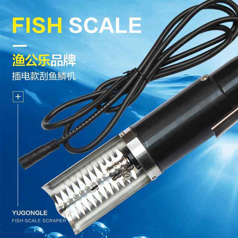 渔全公乐电动刮鱼鳞机商用自动鱼机插电款POX整鳞机防脱水杀鱼机