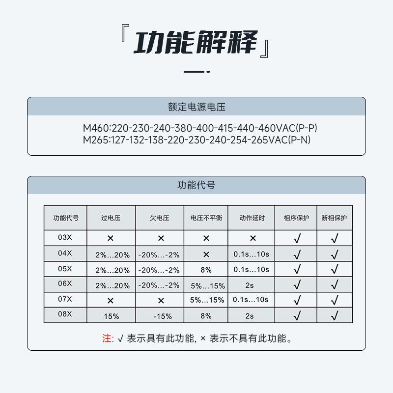 EYA格V亚GR8-03X三相电压监GRV8-03X控相保护缺序相断相G错相过欠