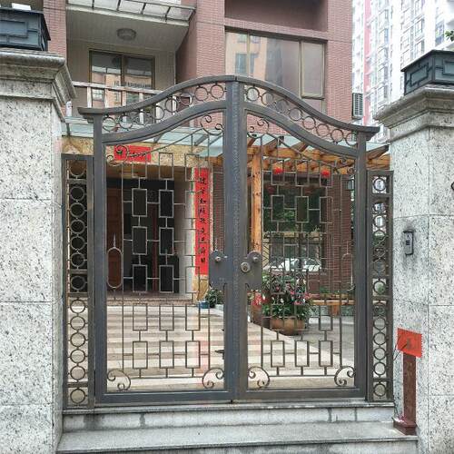 专别墅大446动门电大 动折叠门 铁艺电门动平电移门防盗门