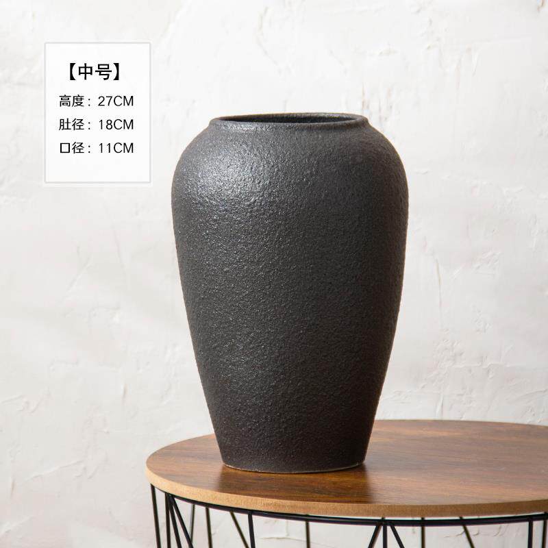 正品现代饰新式中陶储物罐摆件客厅电视柜玄关摆设创意瓷软装品