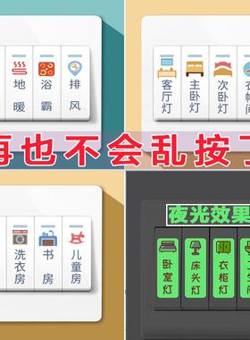 Luminous Switch Stickers, Socket Labels, Electric Meter Box