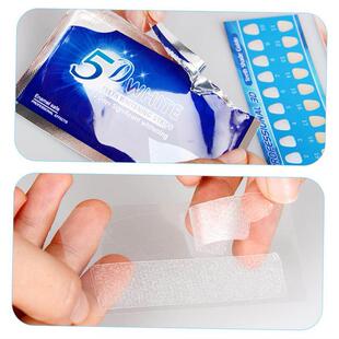 White Whitening Whitestrips Teeth Pouch Strips