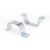 骑马卡单边卡304不锈钢 铝合金管卡管夹欧姆卡U型马鞍卡