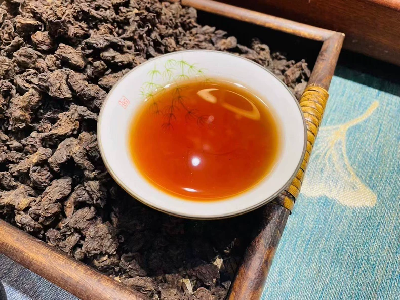 1斤2009年老茶頭古樹茶頭老茶頭普洱熟茶散茶包郵 普洱茶 BUASHOP普洱老茶