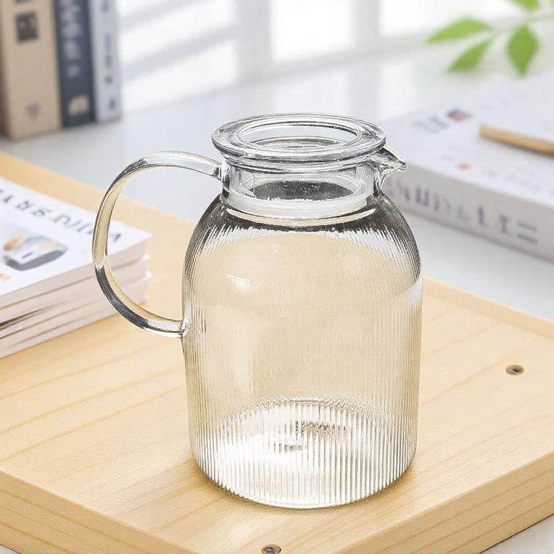 2025新款亚克力茶壶冷水壶商用泡茶透明带把高档轻奢饭店大容量