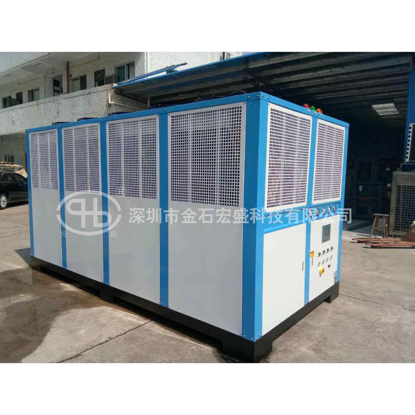 80匹螺杆冷水机风冷式120HP160P180-200匹冻水机组工业商业冰水机