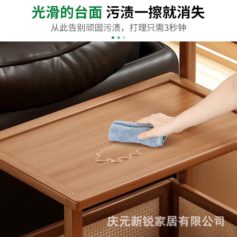 简易家用移动茶几推车小餐车客厅收纳车边几置物架沙发边桌小户型
