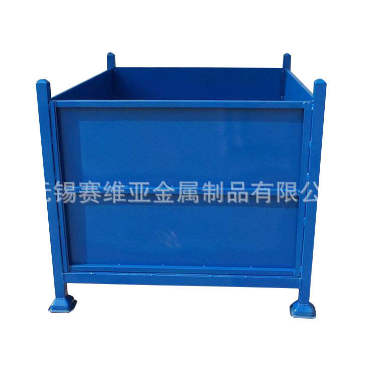 厂家铁皮周转箱赛维亚生产料箱重型储物箱铁皮周转箱