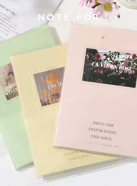 NOTE FOR 胶套手帐《无言之诗》ins复古胶片梦幻笔记日程本子 4款