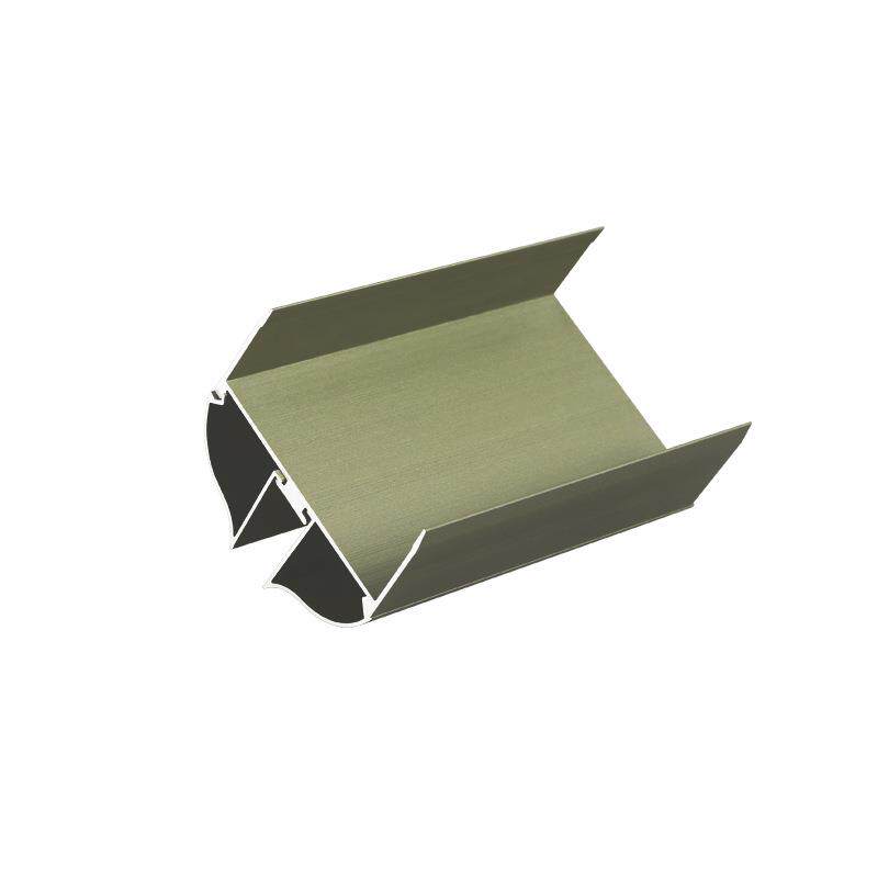 无尘车间工业铝型材香槟色窗料净化铝材磨砂槽铝厂家现货铝板