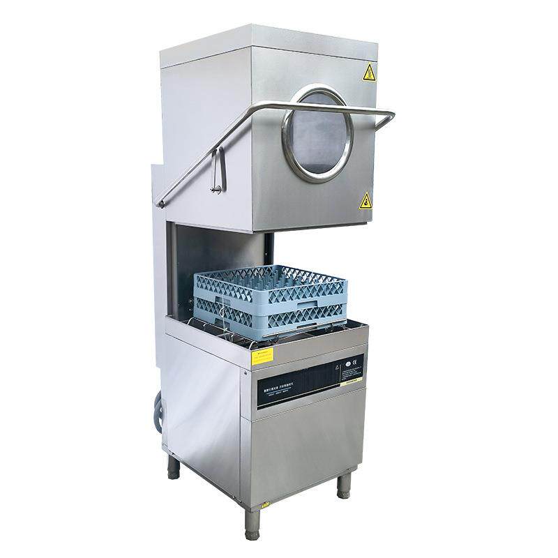 不锈钢揭盖式商用洗碗机高压水泵食堂酒店厨房设备无缝喷发技术