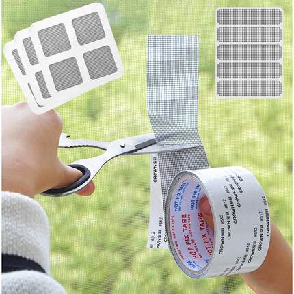 Repair mesh for window screens, home curtains for patching h