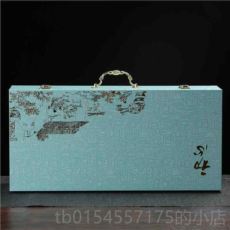 正品茶具礼盒装套容装家用盖碗防烫易清洗玉羊脂泡白瓷茶高档玻璃图片
