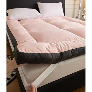 2025新款 纯色床垫加厚亲肤夹棉床垫单件家用床上用品学生宿舍简约