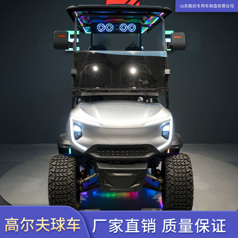 电动高尔夫球车新款四座酒店度假村景区观光车高尔夫球车