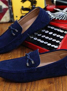 Driving flat shoes men Casual shoes slippers豆豆鞋休闲板鞋男