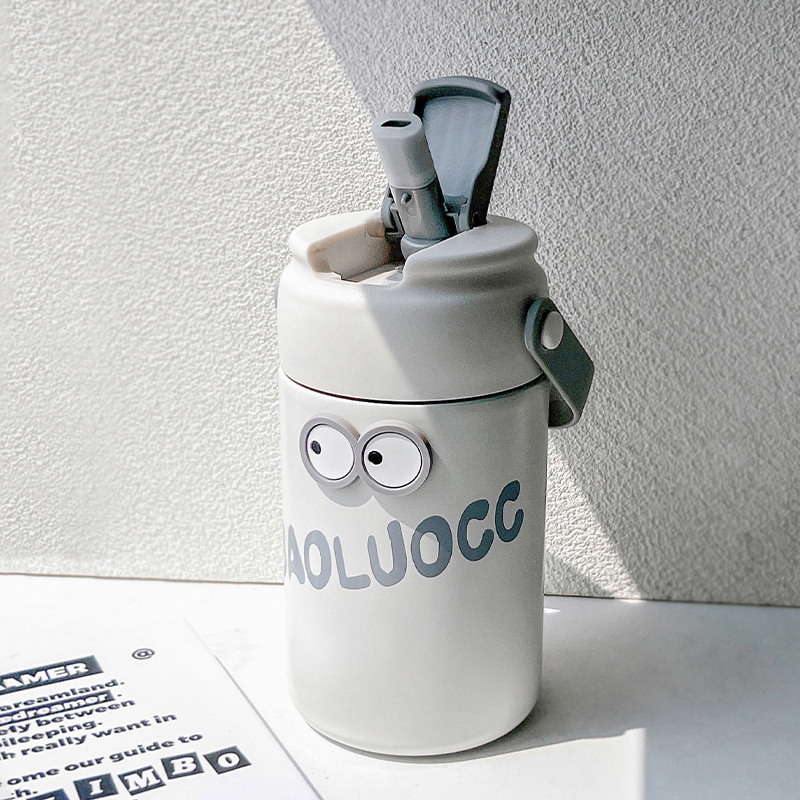 不锈钢保温杯吸管容量水杯保温杯