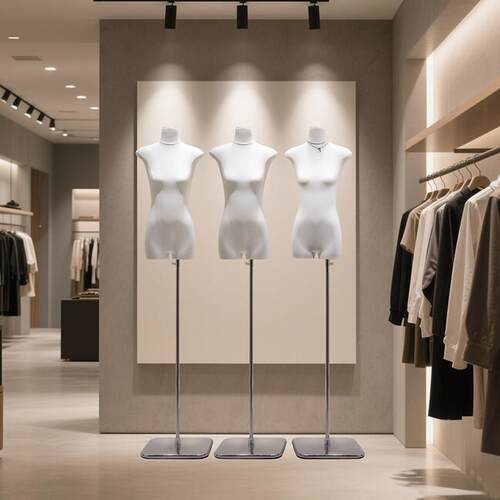 韩版服装店模特道具女装橱窗陈列扁身平胸半身假人台偶全身展示架