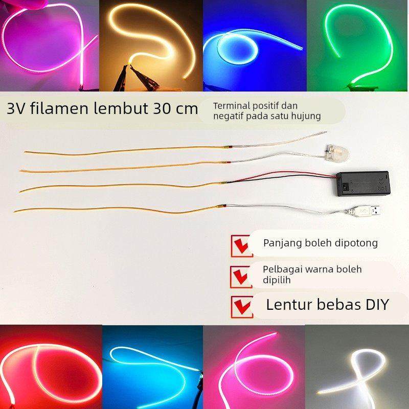 3v超细30cm软灯丝diy倒置量子磁吸磁悬浮灯带微缩场景手办装饰灯,家装灯饰光源,室内LED灯带,淘宝优惠券,粉丝福利购,淘宝优惠卷