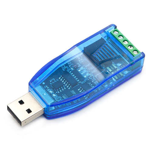 USB转RS485通讯模块隔离型工业级短路保护自动流CH340E TVS防护