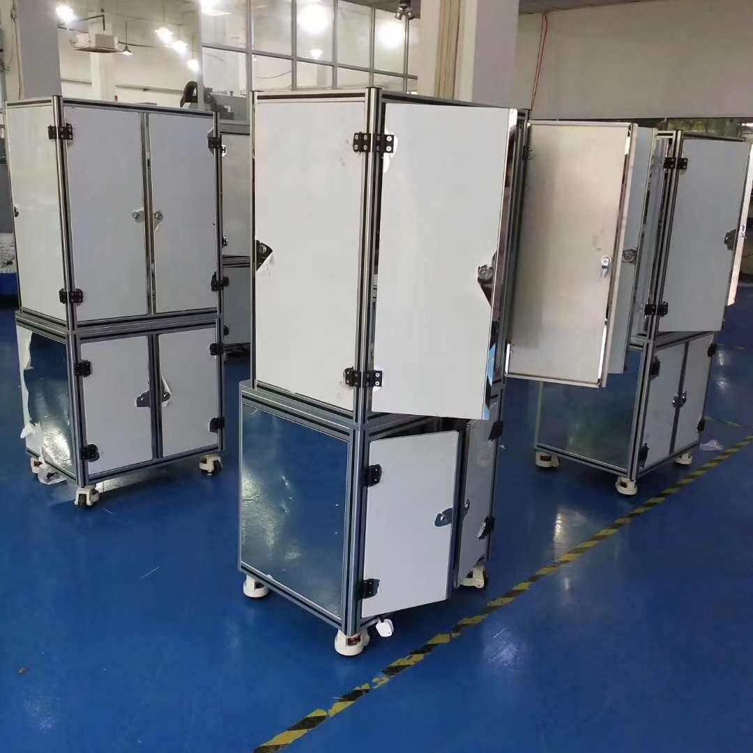 定制工业铝型材防护罩铝合金架子工作台框架车间洁净房设备机架