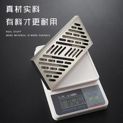 卫生间长0方形漏防臭淋浴房浴室8038G系排量大口径1大0*2防反地水
