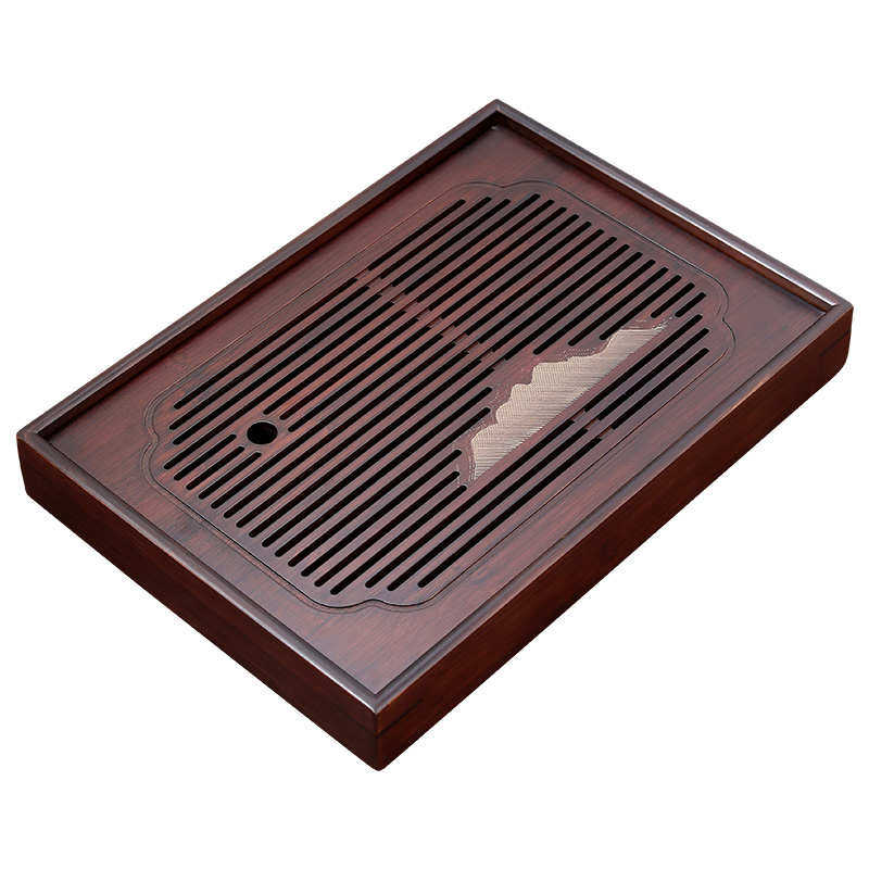 景物竹制茶盘储水式茶台功夫茶具茶海茶托盘嵌入式大小号厂家直销,餐饮具,茶盘,淘宝优惠券,粉丝福利购,淘宝优惠卷