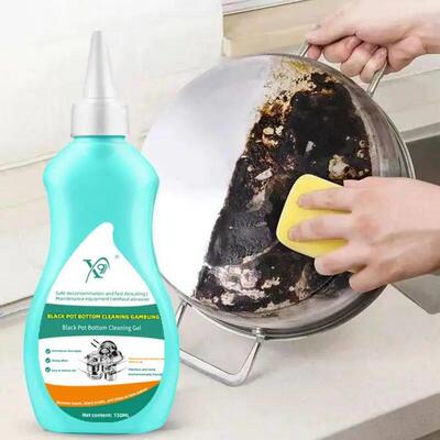 150ml Pots And Pan Cleaner Kitchen Cleaning Black Pot Bottom