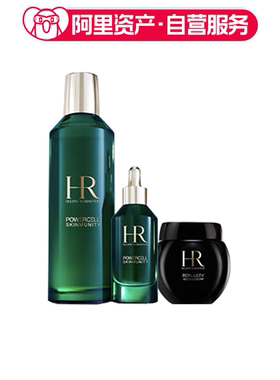 HR赫莲娜 绿宝瓶新肌水200ml+绿宝瓶精华50ml+黑绷带面霜50ml 保